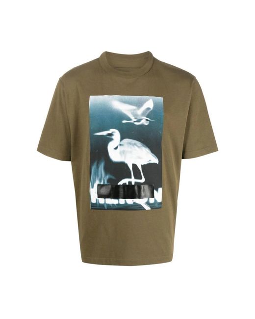 Heron Preston T-Shirts in Green für Herren