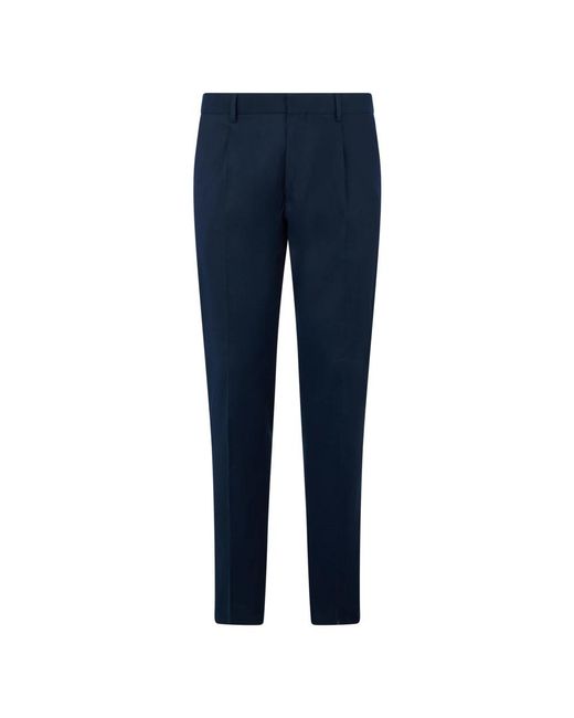 Moorer Blue Suit Trousers for men