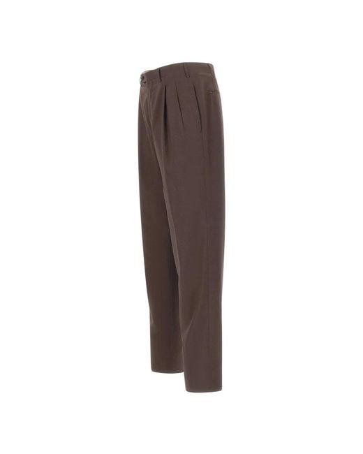 Corneliani Brown Suit Trousers for men