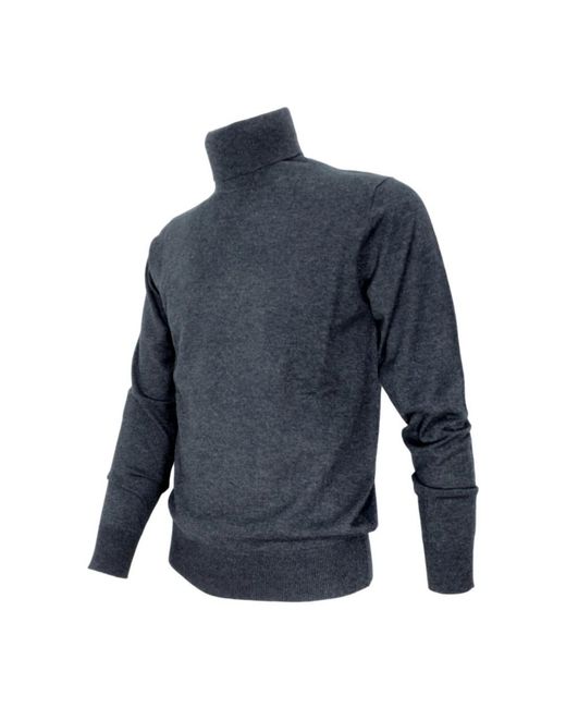 Cashmere Company Blue Turtlenecks for men