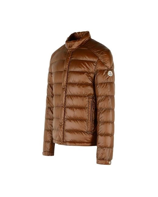 Moncler Brown Down Jackets for men