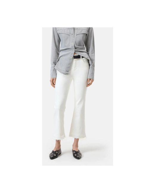Closed Flared Jeans in het White