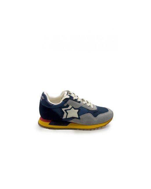 Atlantic Stars Blue Sneakers for men