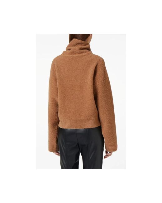 Iceberg Truien & Vesten ,Bruin ,Wol Maglia Lupetto in het Black