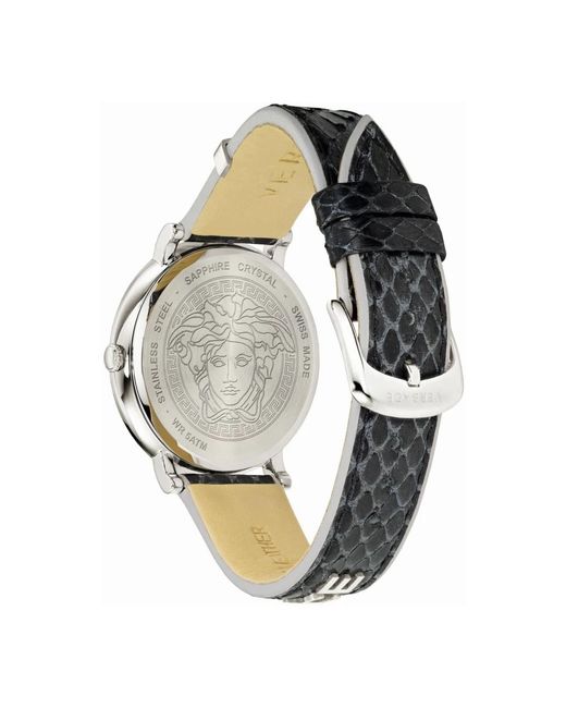 Versace V Circle Ve8100919 Horloge in het Metallic