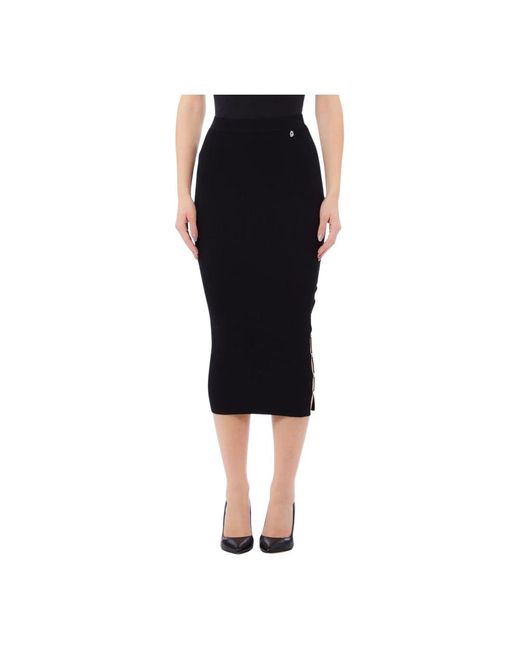 Liu Jo Black Midi Skirts