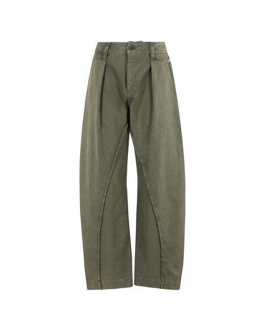 J.W. Anderson Green Oliven Twisted Seam Hose