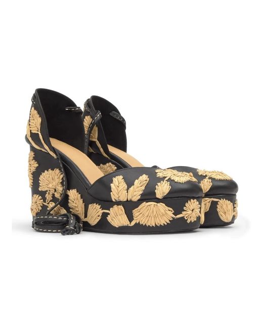 Castaner Metallic Wedges