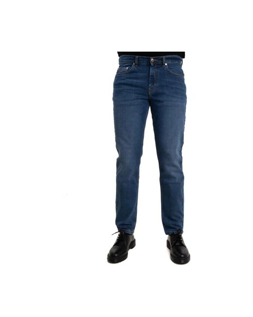 Harmont & Blaine Blue Straight Jeans for men