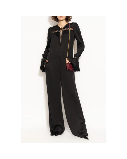 Saint Laurent Black Jumpsuits