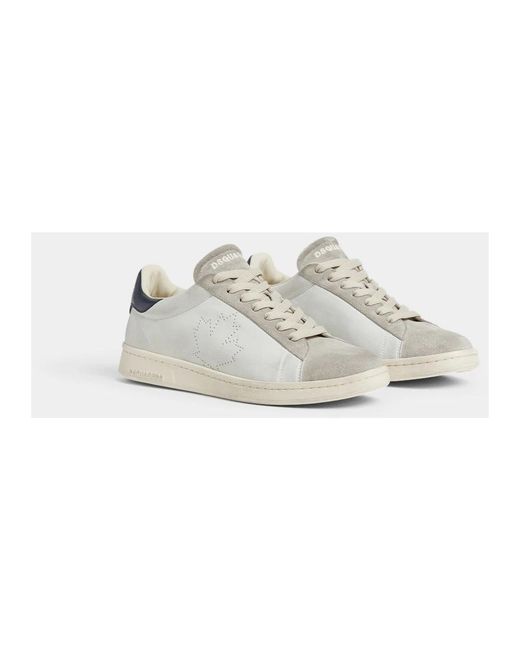 DSquared² Weiße Tennisblatt Sneakers in White für Herren