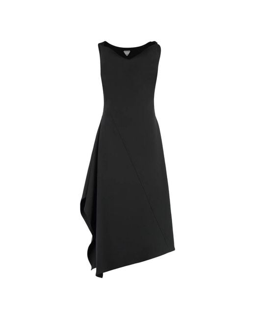 Bottega Veneta Black Midi Dresses