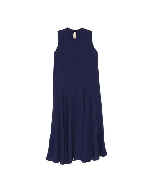 Marni Blue Maxi Dresses