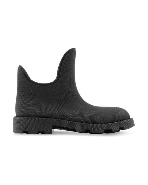 Burberry Black Rain Boots for men