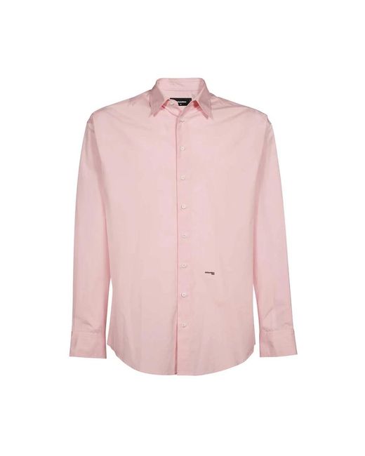 DSquared² Pink Casual Shirts for men