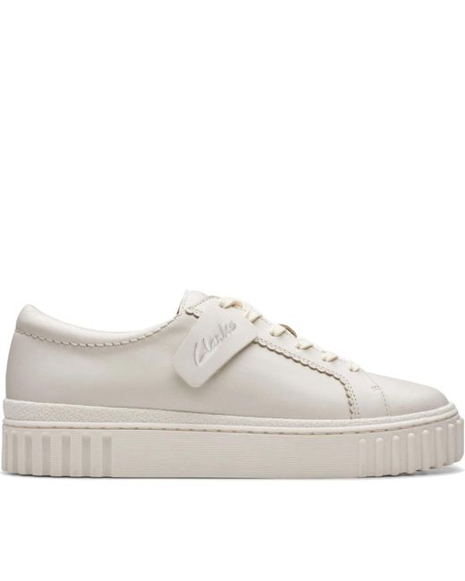 Clarks White Sneakers