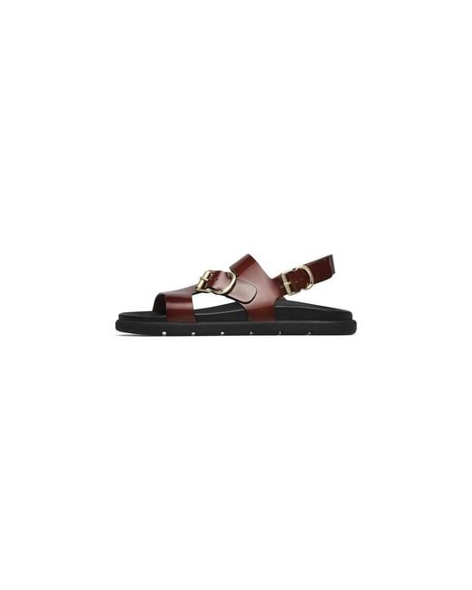 Flat Sandals Loriblu de color Brown