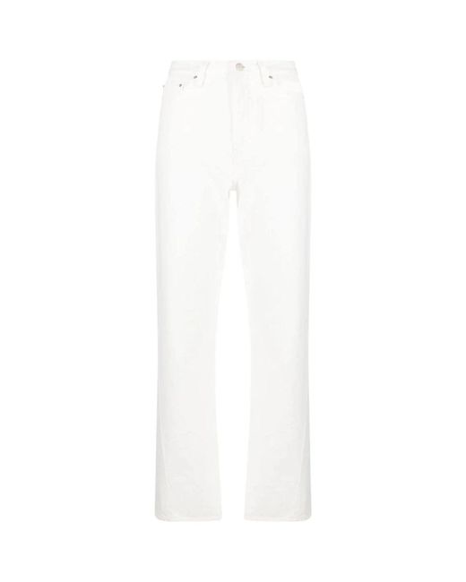 Totême  White Straight Jeans