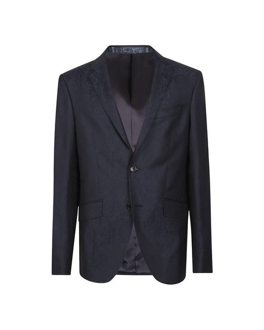 Etro Blue Blazers for men