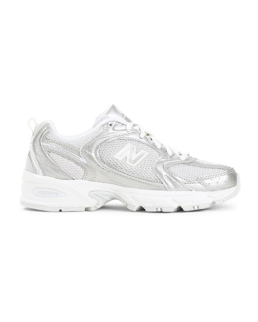 New Balance White Sneakers for men