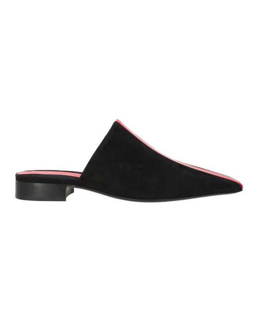 Mules di Ferragamo in Black