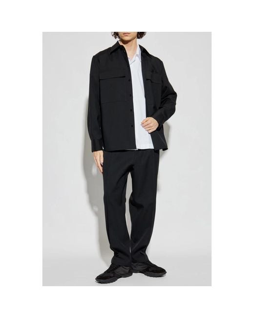 Slim-Fit Trousers Jil Sander pour homme en coloris Black