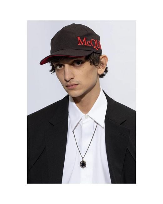 McQueen Black Hats & Caps for men