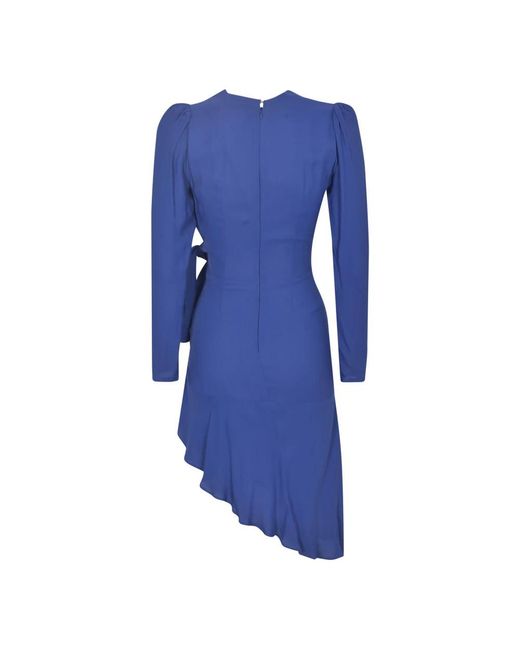 Elisabetta Franchi Blue Wrap Dresses