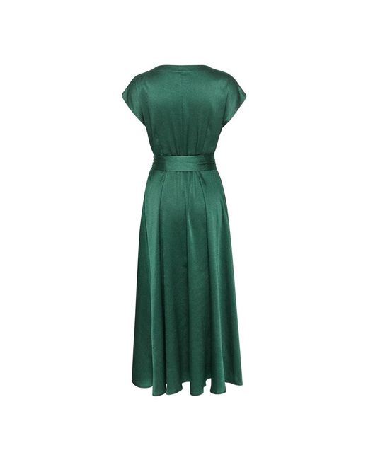 Cream Green Midi Dresses
