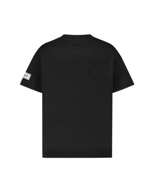 flâneur Zwart Atelier T-Shirt in het Black voor heren