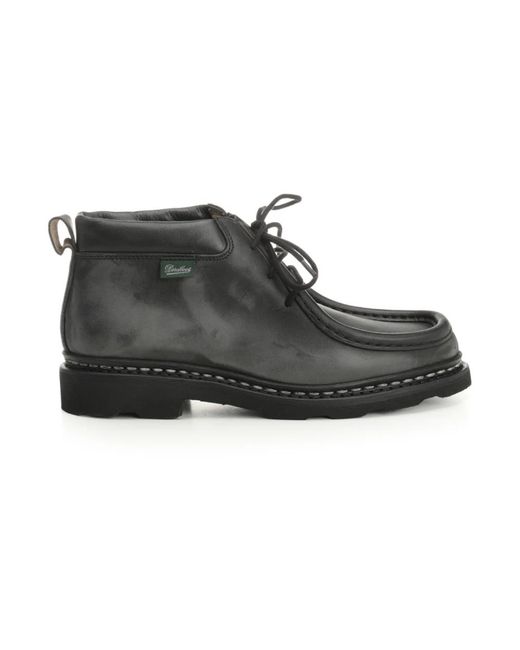 Paraboot Black Lace-Up Boots