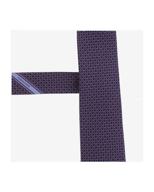 Ties Ferragamo de hombre de color Blue