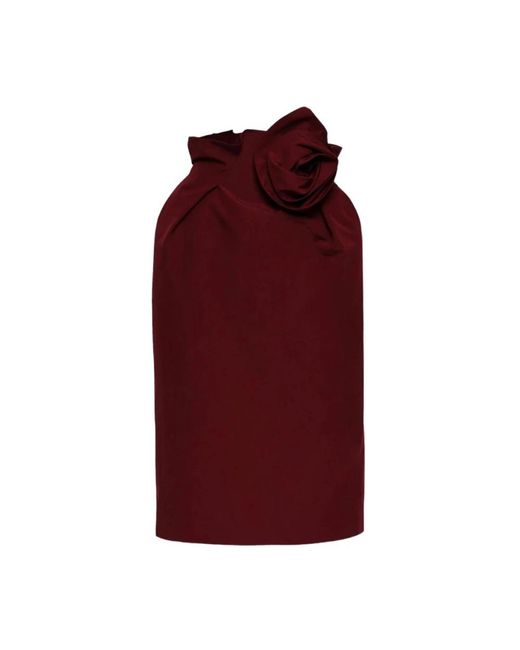 Magda Butrym Midi Rok in het Red