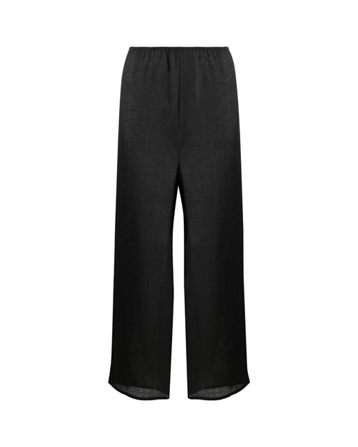 Baserange Broeken ,Zwart ,Linnen Stoa Pants in het Black