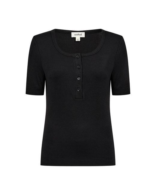 T-Shirts di Soaked In Luxury in Black