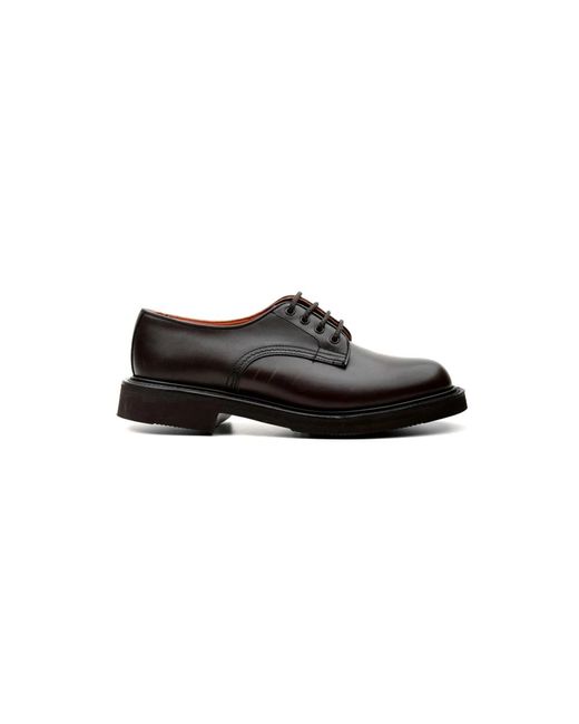 Tricker's Linda espresso borr flache schuhe in Black für Herren