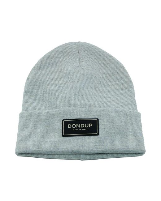 Dondup Accessoires ,Grijs ,Wol Hoed Van Technische Wol in het Green voor heren
