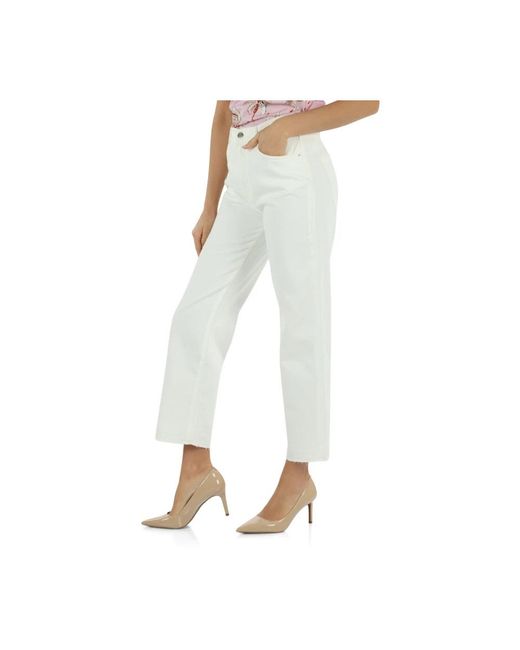 Marella White Cropped Jeans