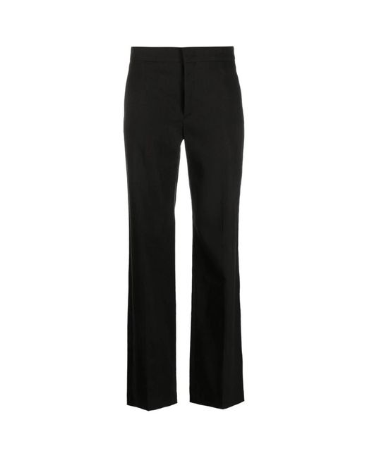 Straight trousers Isabel Marant de color Black