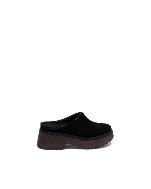 Ugg Black `new Heights` Clogs