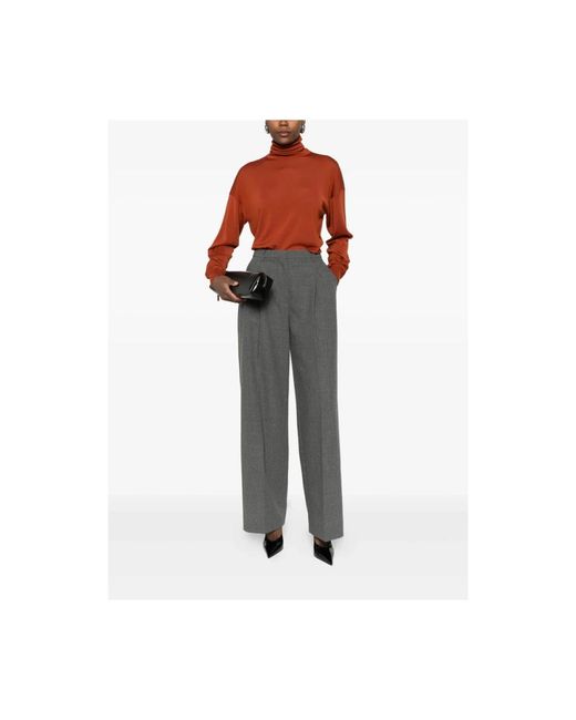 Saint Laurent Red Turtlenecks