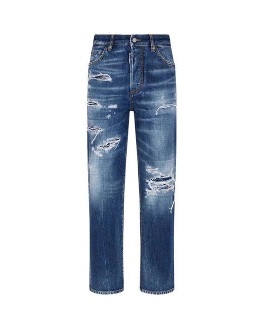 Jeans > straight jeans DSquared² en coloris Blue