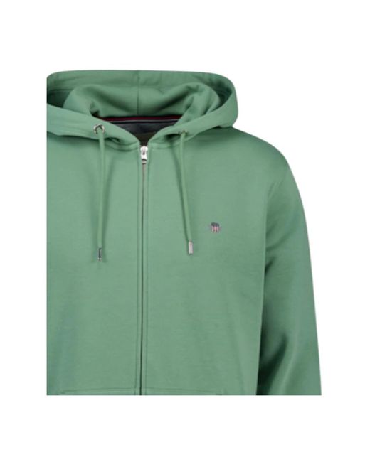 Gant Green Zip-Throughs for men