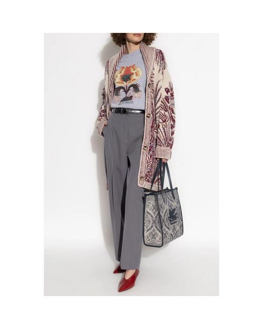 Etro Natural Cardigans