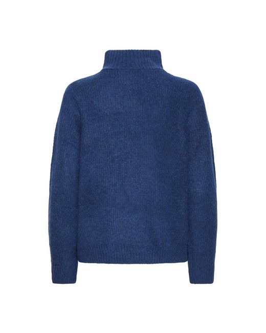 Turtlenecks Ichi de color Blue