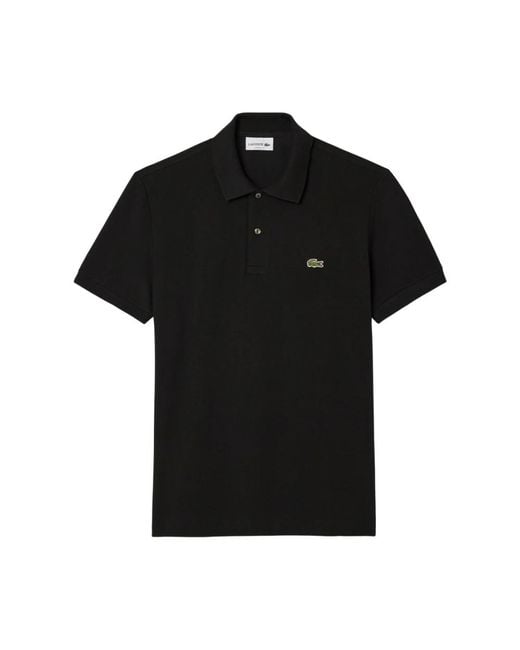Lacoste Black Polo Shirts for men