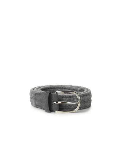 Orciani Gray Belts for men