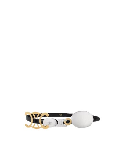 Céline White Belts