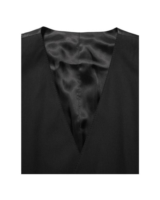 Dolce & Gabbana Black Waistcoats for men