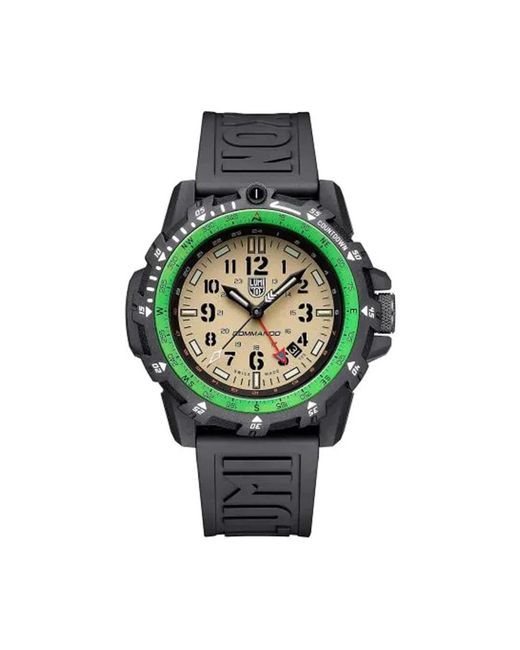 Luminox Commando Raider Dual Time in het Green voor heren